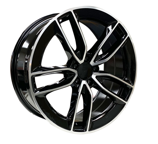 MERCEDES REPLICA 54903 20X8.5+38 5X112 C.B 66.60 BLACK MACHINE FACE**SPECIAL**