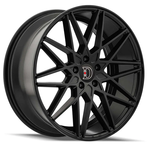 DEFY-WHEELS D03 SATIN BLACK 17X7.5 5X4.5 +35 +73.1