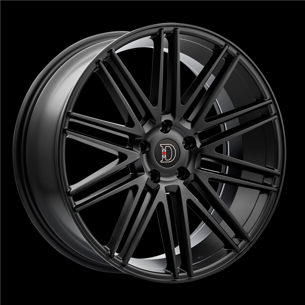 DEFY-WHEELS D09 SATIN BLACK 17X7.5 5X4.5 +38 +73.1