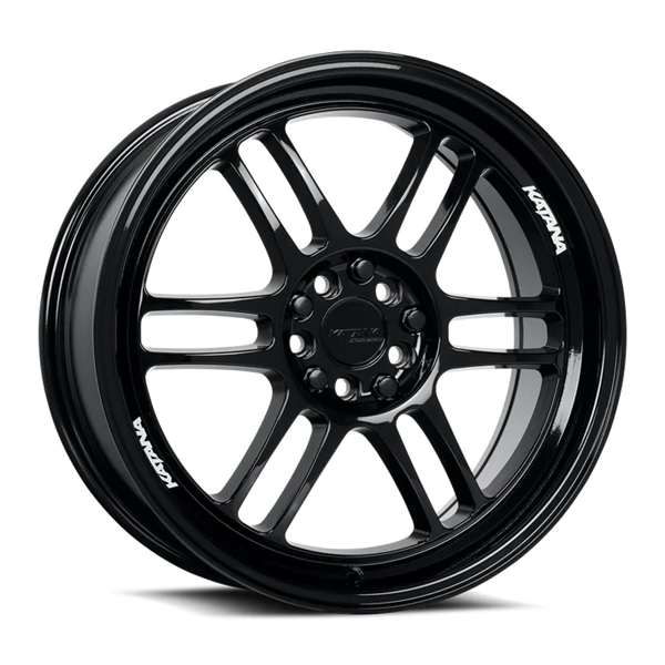 KATANA RACING KR02 17X7.5 5X100 5X114.3 +40 C.B 73.1 MATTE BLACK