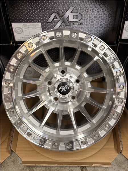AXD-OFFROAD AS7 SILVER MACHINED 17X9.0 6X139.7/6X5.5 +00 +106.1