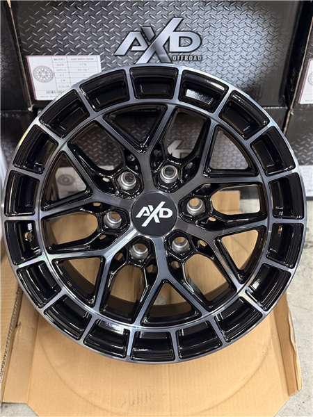 AXD-OFFROAD AS9 GLOSS BLACK DARK TINT 17X9.0 6X139.7/6X5.5 +00 +106.1