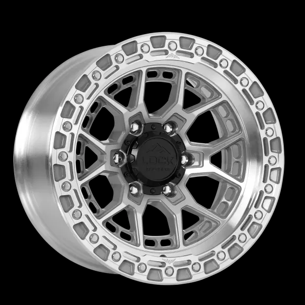 LOCK OFF ROAD COMMANDO 20X9 6X139.7 +0 CB 106.2 MACHINE WITH CLEAR COAT