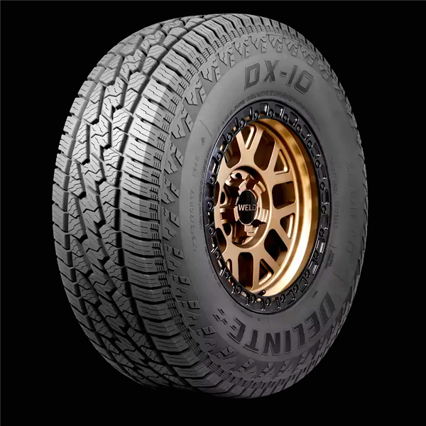 37X12.50R20LT DELINTE DX-10 BANDIT A/T 12PLY 127R 3PMSF M+S**50K**+ROAD HAZARD