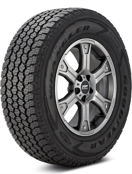 245/75R17 GOODYEAR WRANGLER ALL TERRAIN A/T ADVENTURE WITH KEVLAR 112T BSW 640AB