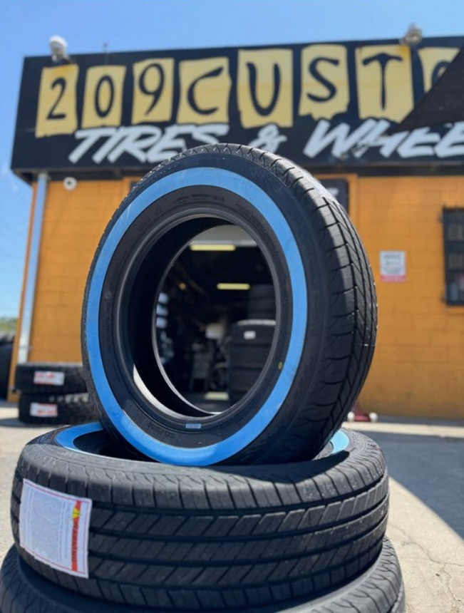 155/R15 VENOM POWER GRAND AM 82S WSW 480AB M+S***50K***30MM WHITE WALL