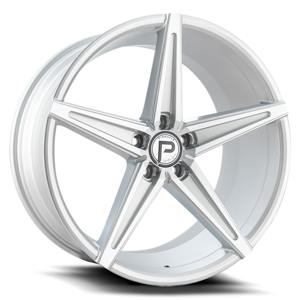 20X10 SUPREME 5X114.3 40MM C.B 73.1 SILVER MACHINE FACE (SOLD AS STAGGERED ONLY)