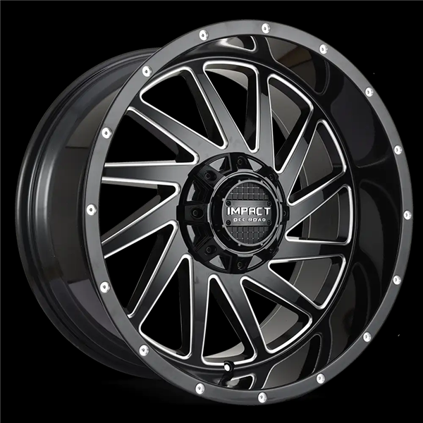 IMPACT OFF-ROAD 811 17X9-00 5X139.7+5X127 CB-87.1 GLOSS BLACK/MILLING WINDOWS