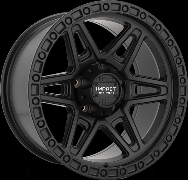 17X9 IMPACT OFFROAD 881 5X127 -12MM (78.1MM) SATIN BLACK