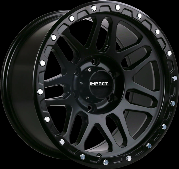 17X9 IMPACT OFFROAD 883 5X127 -12MM (79.5MM) SATIN BLACK