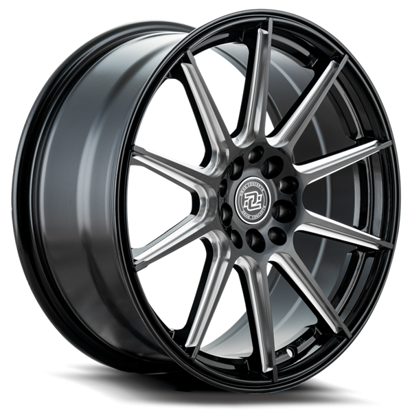 18X8 DC-R39 5X114.3 35MM CB73.1 GLOSS BLACK MILLED