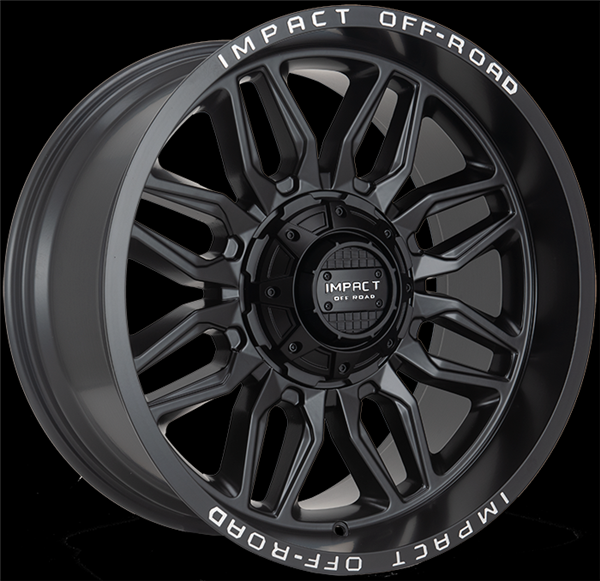 20X10 IMPACT OFFROAD 827 5X139.7/5X127 -12MM (87.1MM) MATTE BLACK