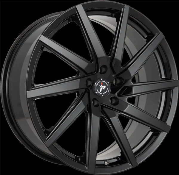20X8.5 IMPACT RACING 601 5X114.3 35MM (73.1MM) GLOSS BLACK