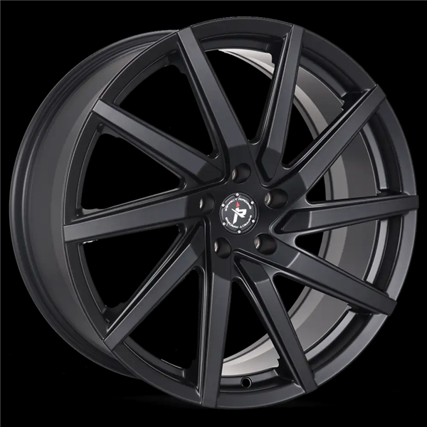 20X8.5 IMPACT RACING 601 5X114.3 35MM (73.1MM) SATIN BLACK