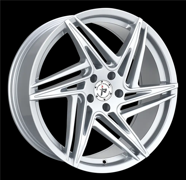 20X8.5 IMPACT RACING 606 5X114.3 35MM (73.1MM) **************SILVER****************