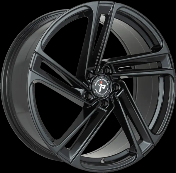 20X8.5 IMPACT RACING 610 5X114.3 35MM (73.1MM) GLOSS BLACK