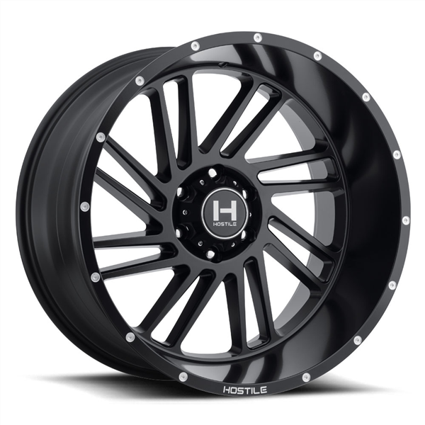 20X9 HOSTILE H110 6X139.7 12MM C.B 106.1MM ASPHALT (SATIN BLACK)