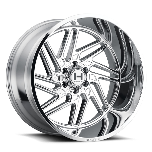 20X9 HOSTILE H116 6X135 12MM C.B 87 ARMOUR PLATED ( CHROME )