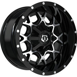 20X9 TIS 549MB 5X127/139.7 0MM C.B 78 MACHINED BLACK ( NO RETURN , FINAL SALE )