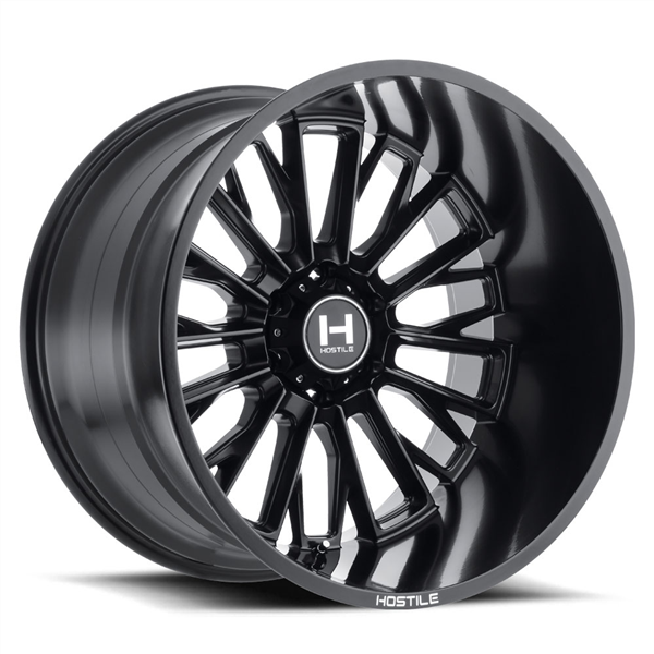 22X12 HOSTILE H114 6X139.7 -44MM C.B 106.1MM (ASPHALT) SATIN BLACK