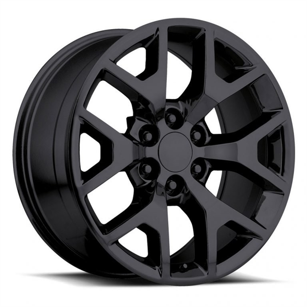 26X10 GMC SIERRA REPLICA WHEELS 6X139.7 +31MM C.B 78.1 GLOSS BLACK