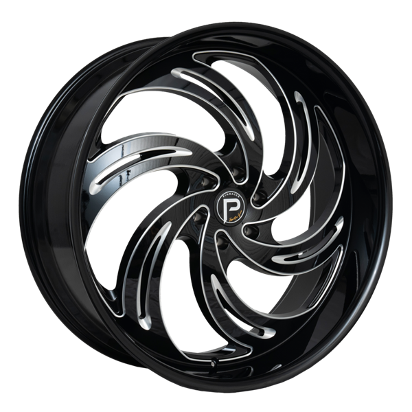 26X10 PHOENIX 6X139.7 20MM C.B 87.1 GLOSS BLACK MILLED