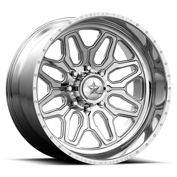 AFW ASSAULT CC 22X12 POLISH -55 8X165 ( SOLD AS SET OF 4 ONLY , NO RETURN )