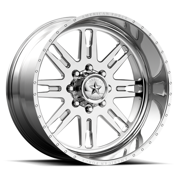 AFW BISHOP SS 22X12 POLISHED -40 8X170 ( SOLD AS SET OF 4 ONLY , NO RETURN )