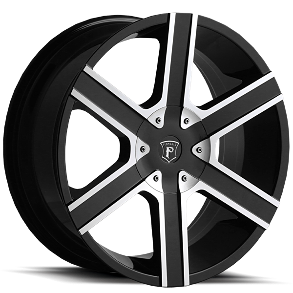 GALLANT 22x9 6-139.7/6-135 30MM (C.B.87.1mm) GLOSS BLACK MACHINE