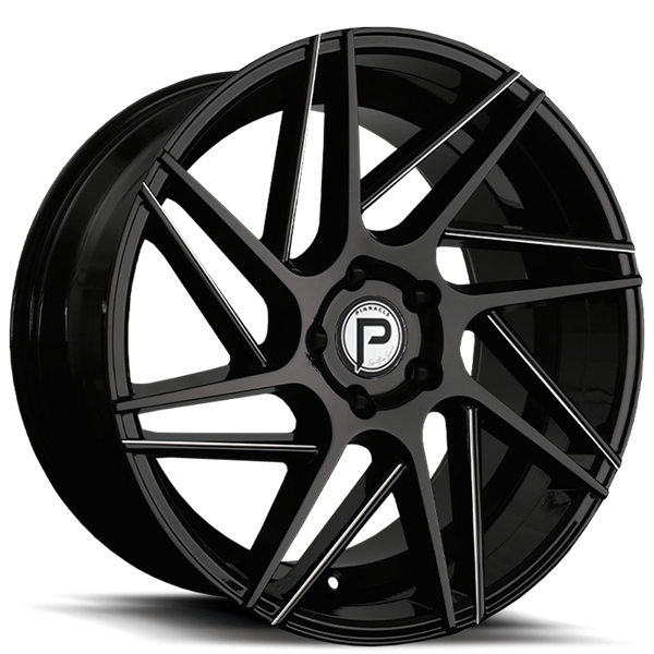 SWERVE 20X8.5 5-114.3 35MM (C.B.73.1mm) GLOSS BLACK MILLED MACHI