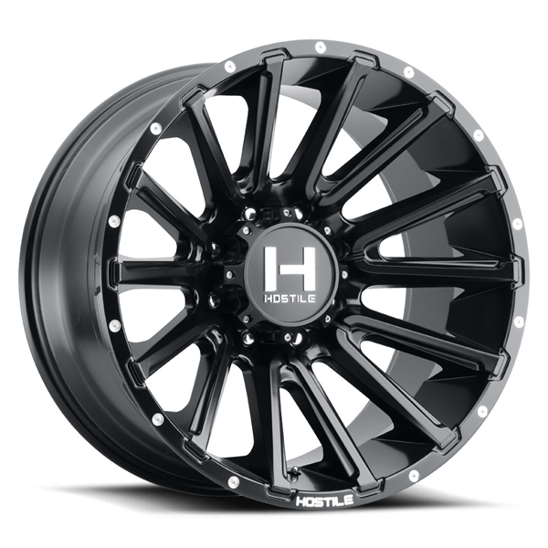 20X12 HOSTILE H123 8X165 -44MM C.B 125.2 ASPHALT