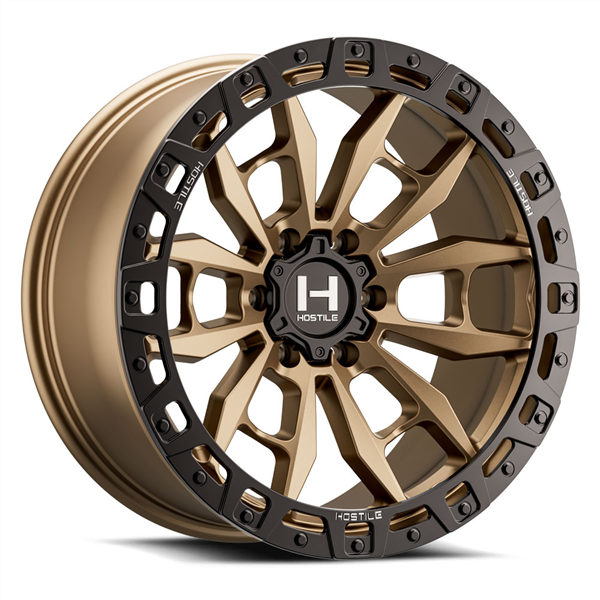 17X9 HOSTILE H130 6X139.7 00MM C.B 106.2MM BRONZE