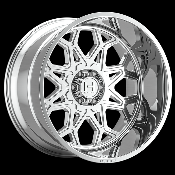20X10 HOSTILE H132 6X135 -19MM C.B 87MM ARMOR PLATED (CHROME)