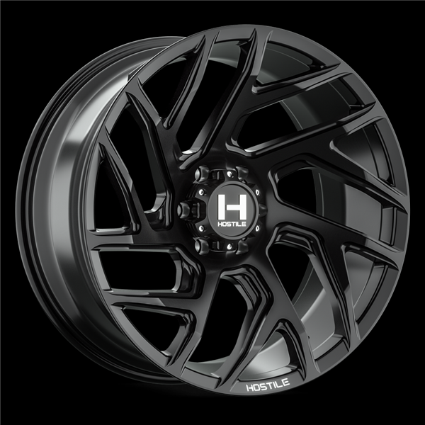20X9 HOSTILE H141 6X139.7 00MM C.B 106.1MM ASPHALT (SATIN BLACK)