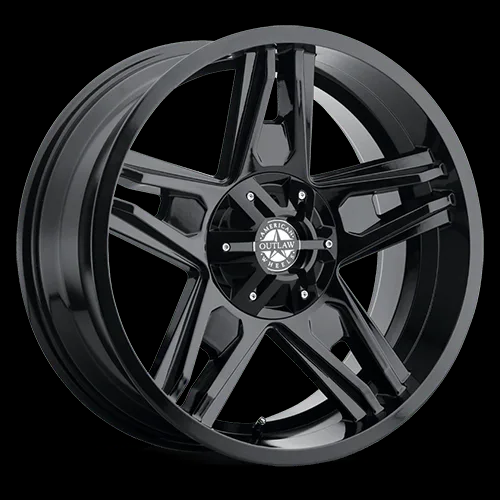 AMERICAN OUTLAW LONESTAR 17X8.5-10 6X139.7 C.B-106.2 GB GLOSS BLACK