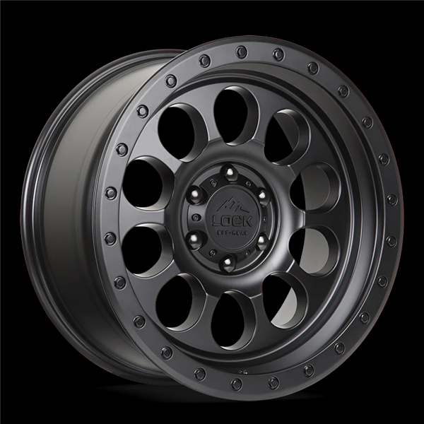LOCK OFFROAD 50CAL 17X9+0 5X127 CB-71.5 MATTE BLACK