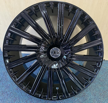 DS10 WHEEL DS10-M 20X8.5+35 5X110+5X114.3 C.B-73.1 B ALL BLACK