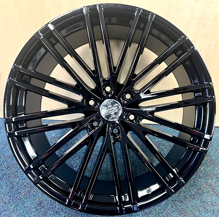 VERSANTE VE227-M 22X9.5+30 6X139.7 C.B-78.1 B ALL BLACK