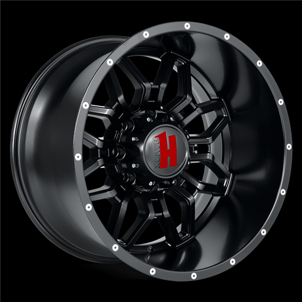 HAVOK H109 22X14-76 8X180 C.B-125.2 DFB+MR MATTE BLACK
