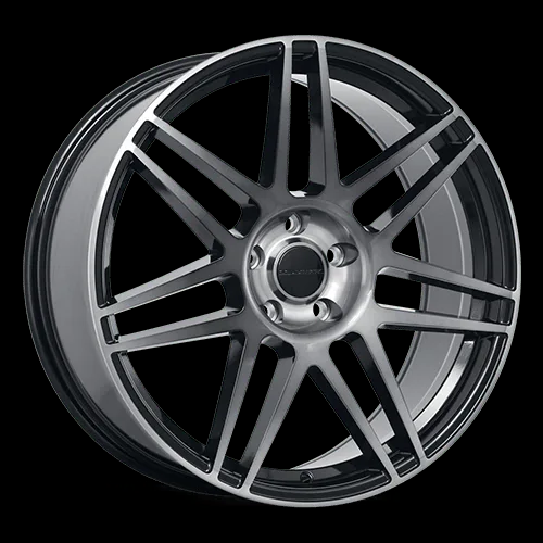 LIQUID METAL CARBON 18X8+40 5X120 C.B-73.1 GBMF GLOSS BLACK W/MACHINED FACE