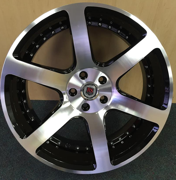 REDSPORT RSW115R-M 20X8.5+35 5X114.3 C.B-73.1 B+M(U) WITH RIVETS