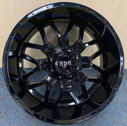 RDR RD25-M 20X10-24 6X135+6X139.7 C.B-108 B BLACK