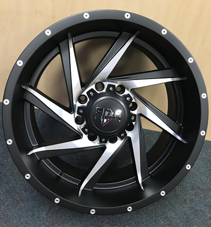 RDR 13-M 20X10+0 8X165 C.B-125 BLACK (VORTEX) MFB+MO+MR