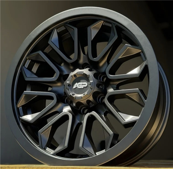 AGP HD 304-6832-5 18X9+18 8X180 CB-125.2 MATTE BLACK