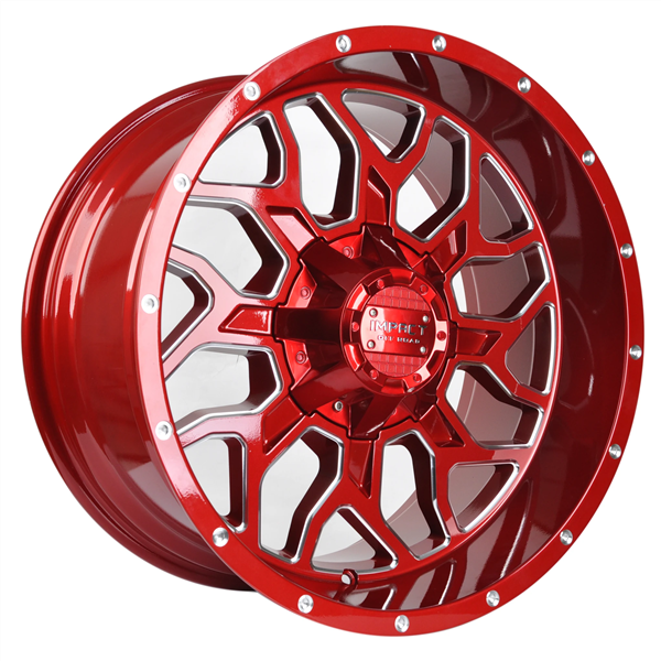 IMPACT OFF-ROAD 813 20X10-12 5X139.7+5X150 CB-110.3 RED/MILLING WINDOWS***RED**