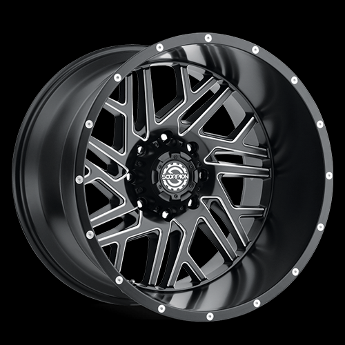 SCORPION OFFROAD SC-29 20X10-19 5X127 C.B-78.3 MATTE BLACK MILLED