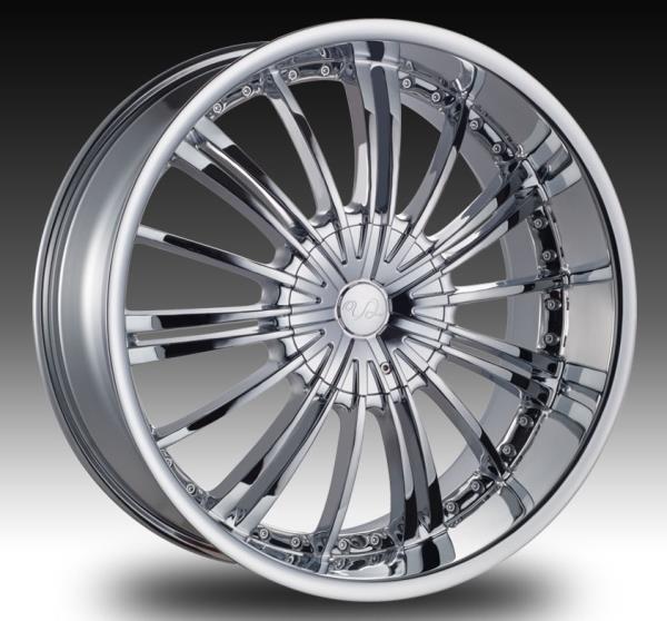 U2 125 18X7.5+38 4X100+114.3 CHROME