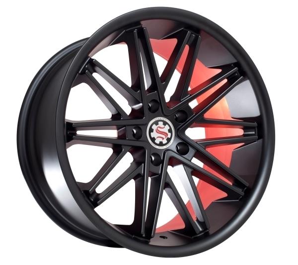 SCARLET WHEEL 1 20X8.5+35 5X112 C.B.-66.6 MFB+NTR***SELL BY STAGGER FITMENT ONLY***