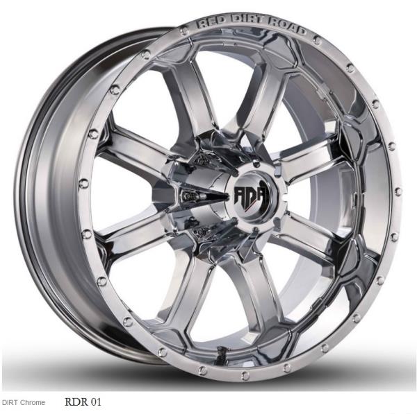 RDR 01N 20X10-24 6X135+6X139.7 C.B-108 CHROME(DIRT)-C