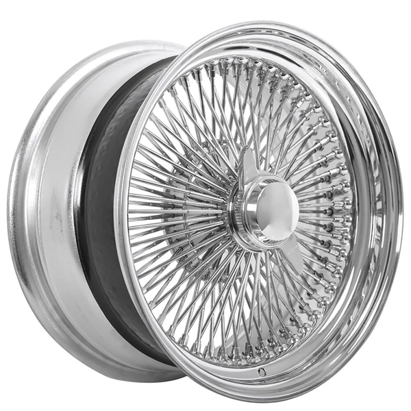 WIRE WHEELS 14X7 STANDARD CHROME 100 SPOKE